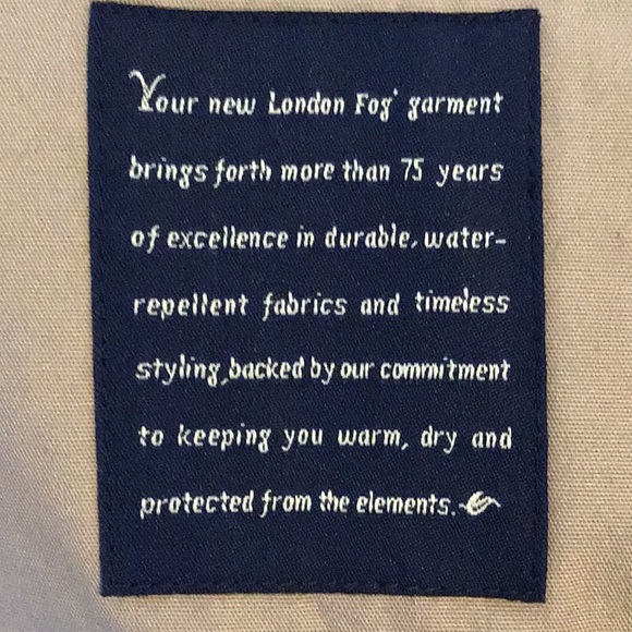 London Fog Limited Edition Rain Coat 42 Reg. - Picture 6 of 8